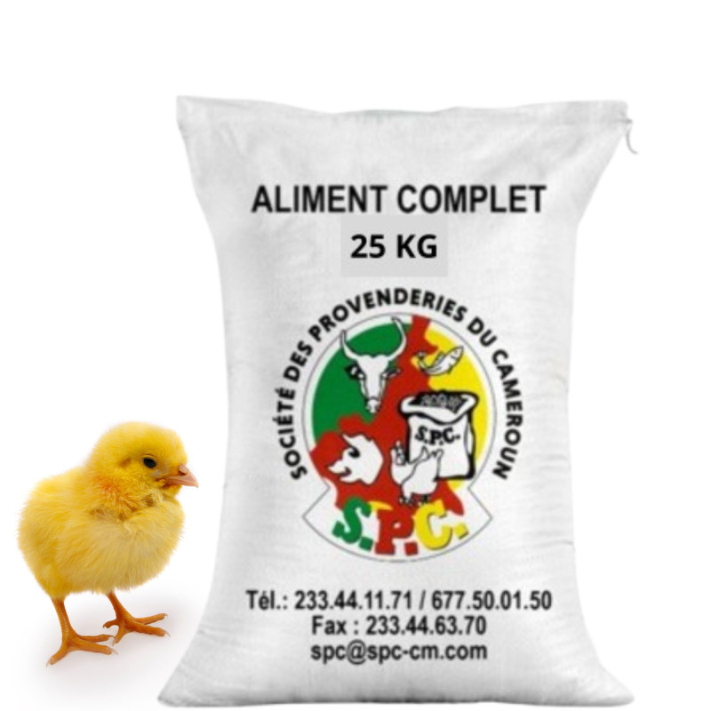 AM1 Aliment poussin (granulé) en sac de 25Kg