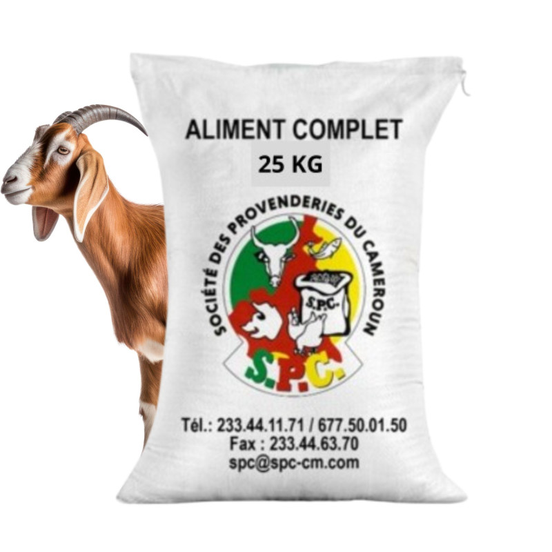 Aliment chèvres entretien granulés en sac de 25kg